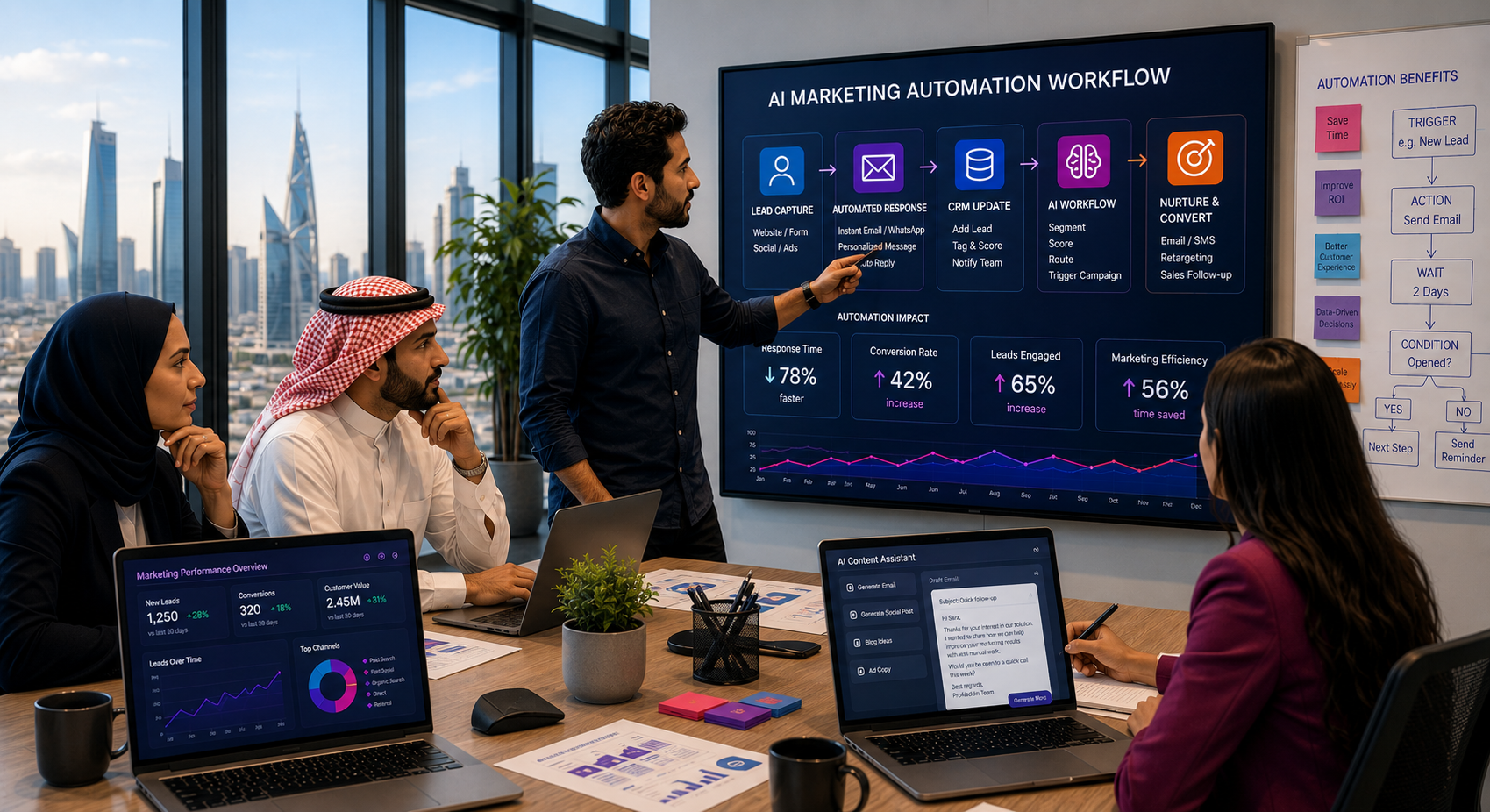 أتمتة التسويق بالذكاء الاصطناعي