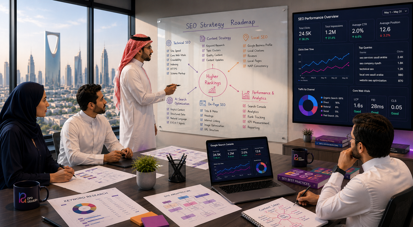SEO services in Saudi Arabia helping businesses improve search rankings and organic growth