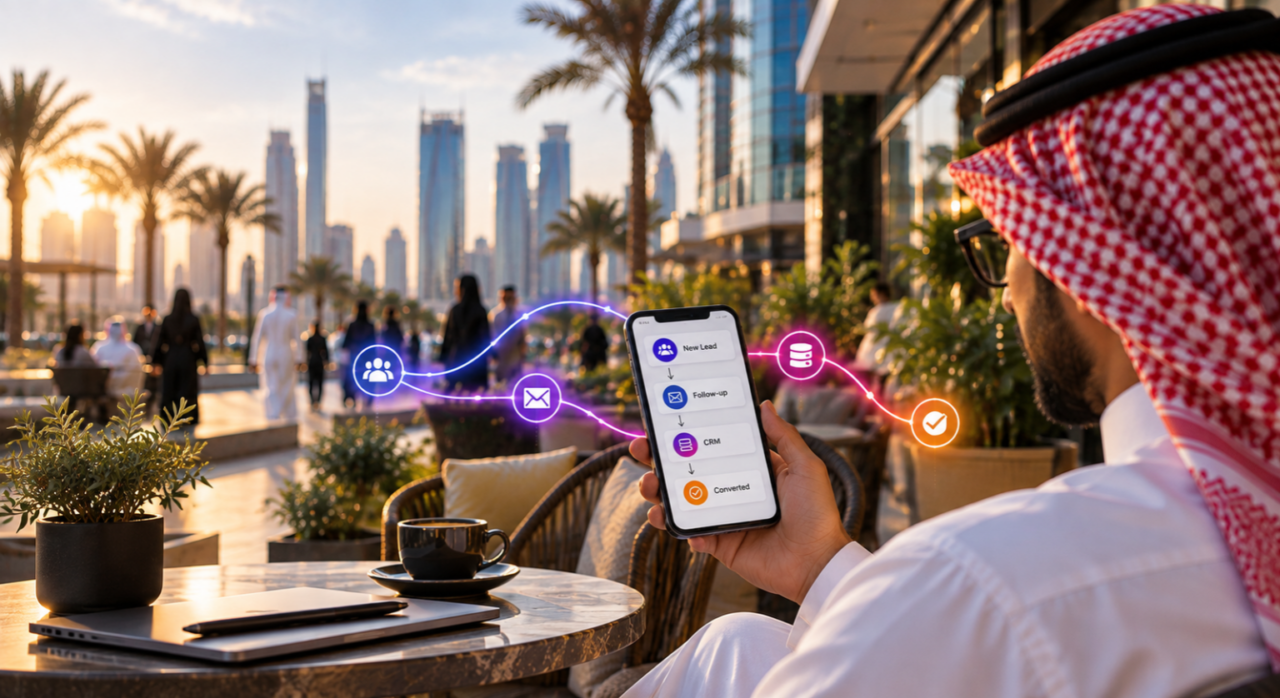 Marketing automation in Saudi Arabia for lead follow-up and CRM workflows